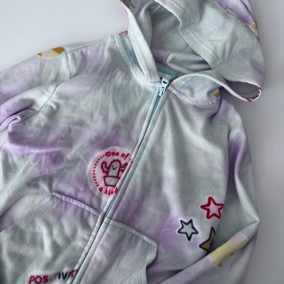 Cat & Jack Girls' Union Suit Sleeper Size Medium (7/8) - Picture 4 of 5